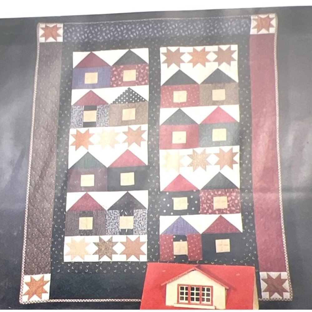Thimbleberries "My Friends House" Quilt Pattern For Wall Hanging Or Throw Blanke